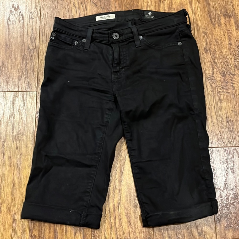 AG black Jean Bermuda Shorts